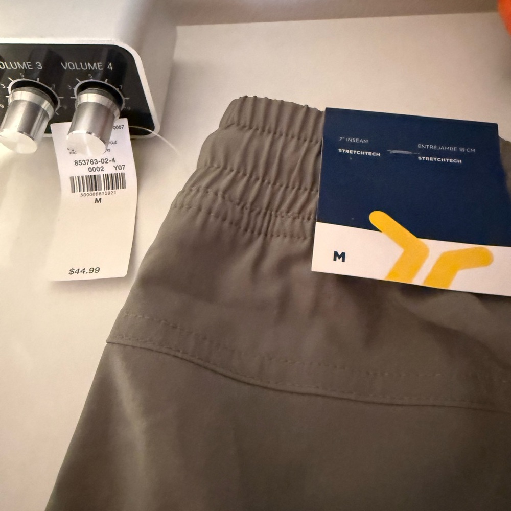 Old Navy Gray Athletic Shorts with Elastic Waistband